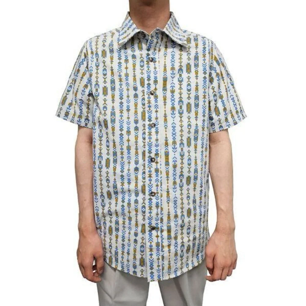 The North Face Aztec Print Buttondown Size Medium